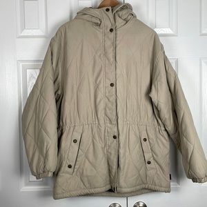 Woolrich fleece lined parka, women’s L